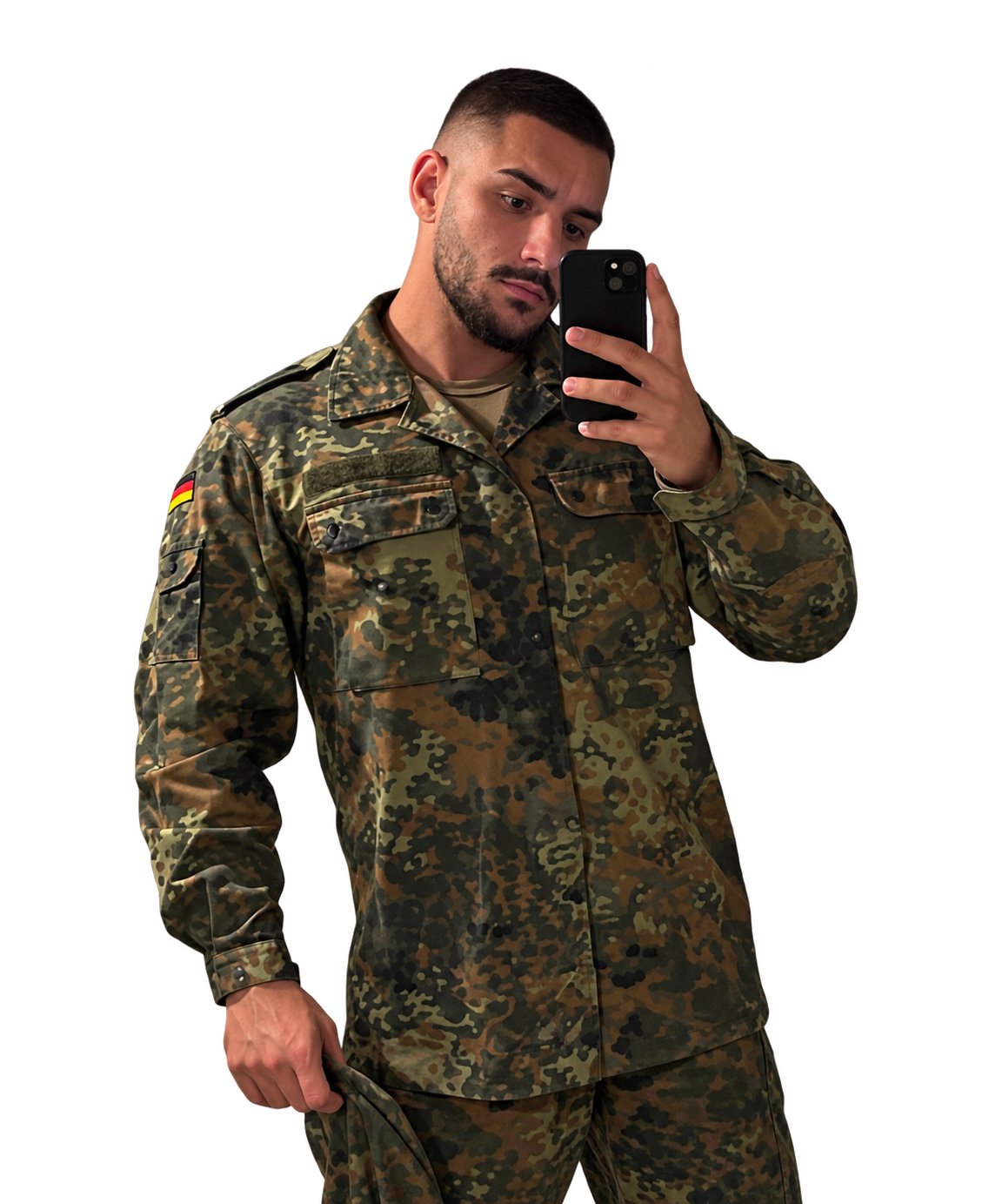 Nico Klöters während seiner Zeit bei der Bundeswehr